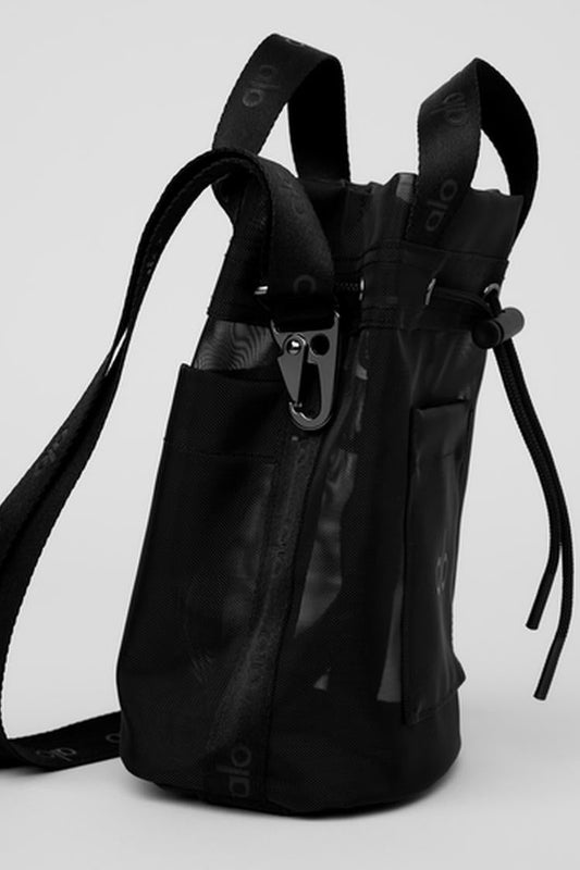 SHEER CROSS BODY BUCKET BAG