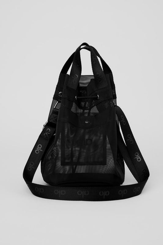 SHEER CROSS BODY BUCKET BAG