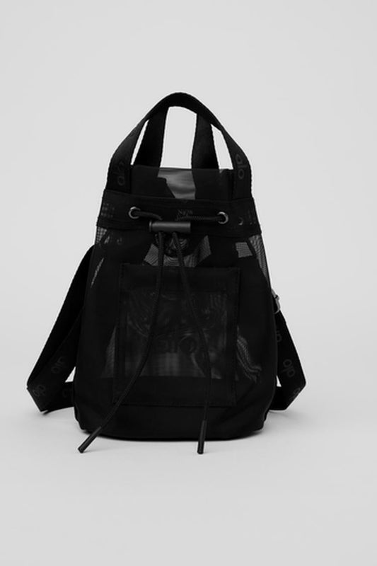 SHEER CROSS BODY BUCKET BAG