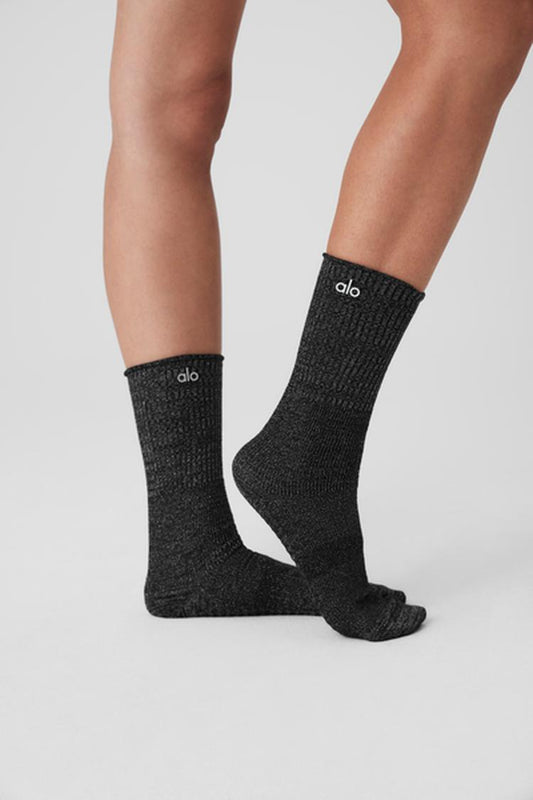 GLITZ AND GLAM GRIP SOCKS