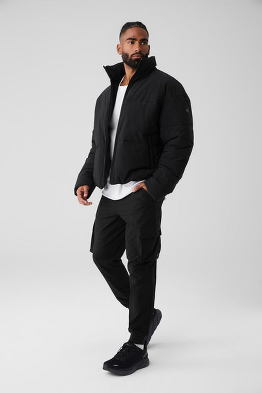 STRETCH WOVEN STREET PUFFER