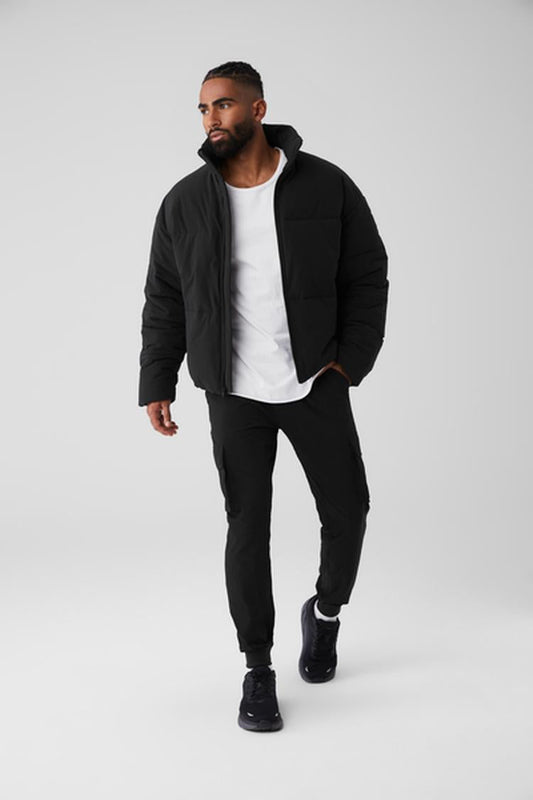 STRETCH WOVEN STREET PUFFER