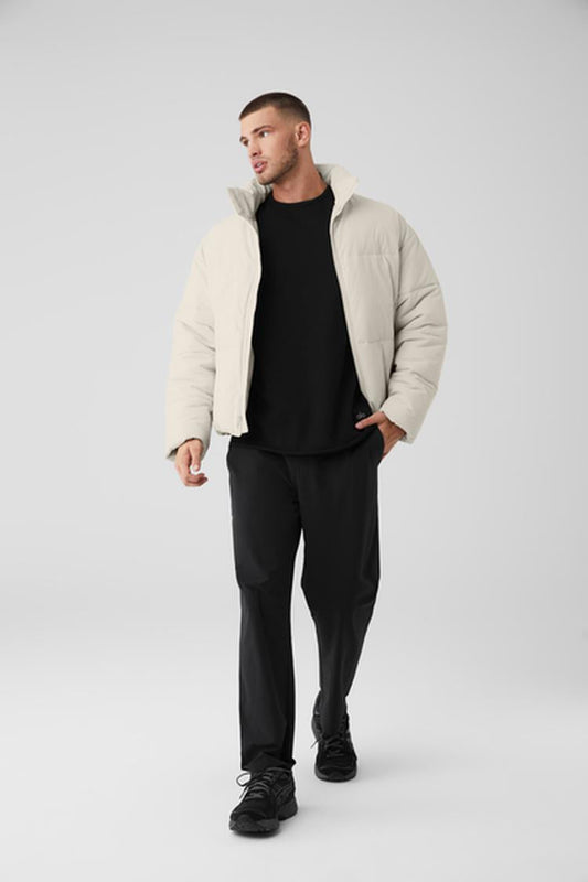 STRETCH WOVEN STREET PUFFER