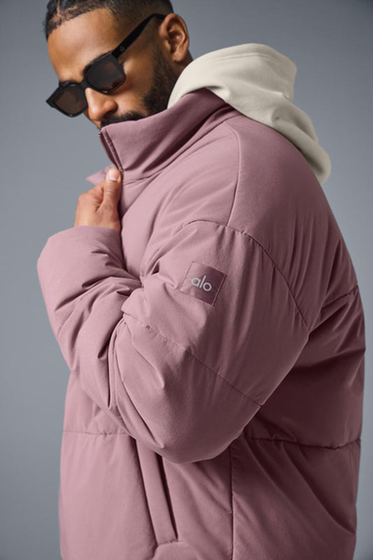 STRETCH WOVEN STREET PUFFER