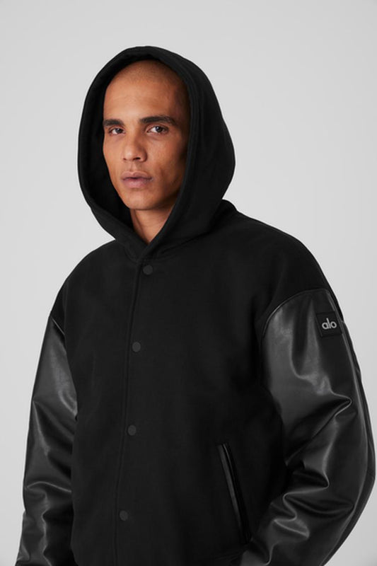 SELECT HOODED BOMBER JACKET
