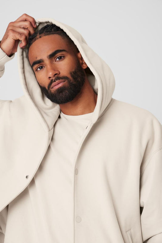 SELECT HOODED BOMBER JACKET