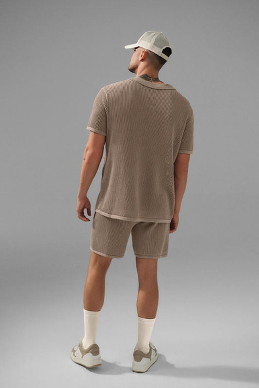 OPEN-KNIT SHORT
