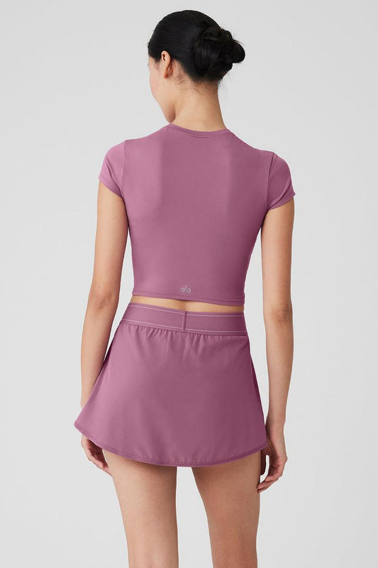 ALOSOFT CROP FINESSE SHORT SLEEVEE