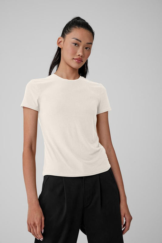 RIBBED SEA COAST TEE