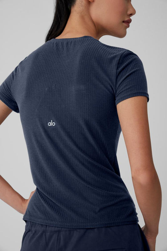 RIBBED SEA COAST TEE