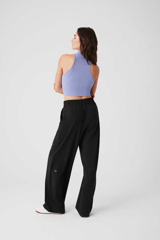 RIBBED SEA COAST CROPPED TURTLE NECK TANK