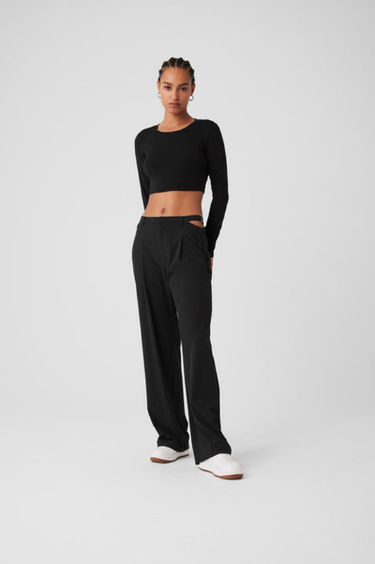 ALOSOFT CROP FINESSE LONG SLEEVE