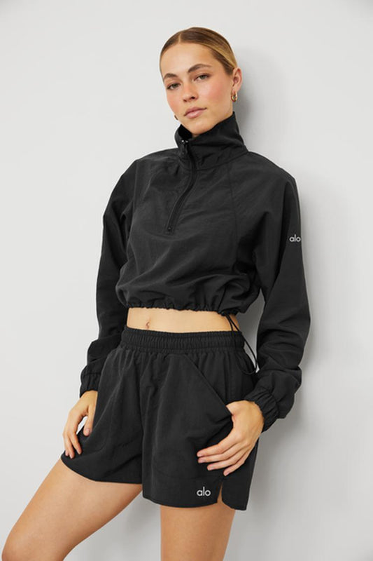 CROPPED 1/4 ZIP ALUMNI PULLOVER