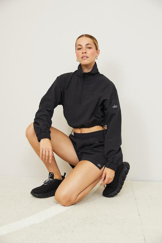 CROPPED 1/4 ZIP ALUMNI PULLOVER