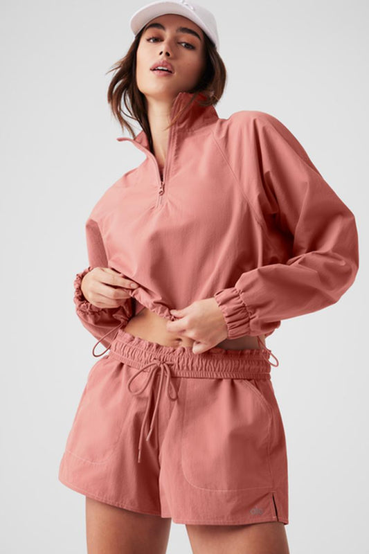 CROPPED 1/4 ZIP ALUMNI PULLOVER