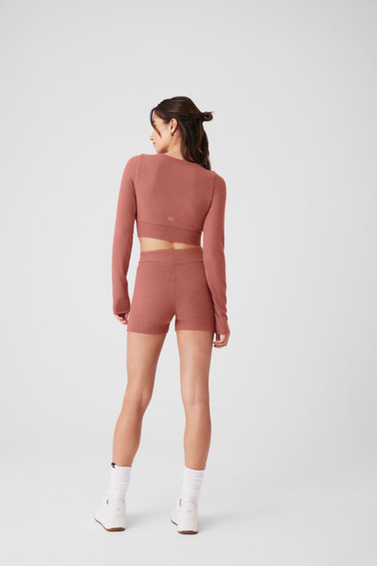 ALOLUX CROPPED ME TIME CARDIGAN