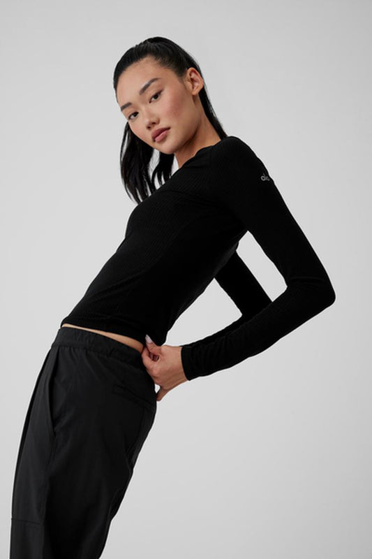 RIBBED SEA COAST LONG SLEEVE