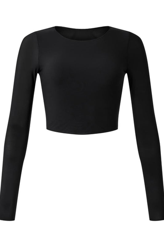 MESH SHEER ILLUSION LONG SLEEVE