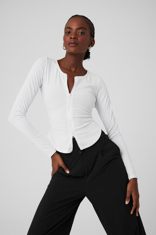 RIBBED STARDUST JACKET