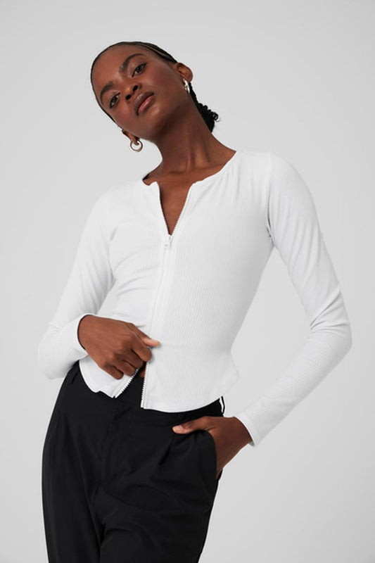 RIBBED STARDUST JACKET