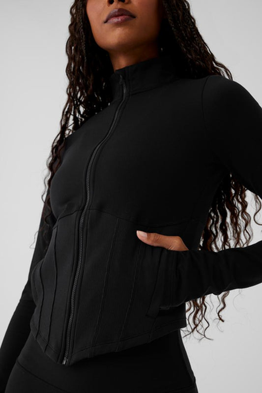 AIRBRUSH CORSET FULL ZIP JACKET