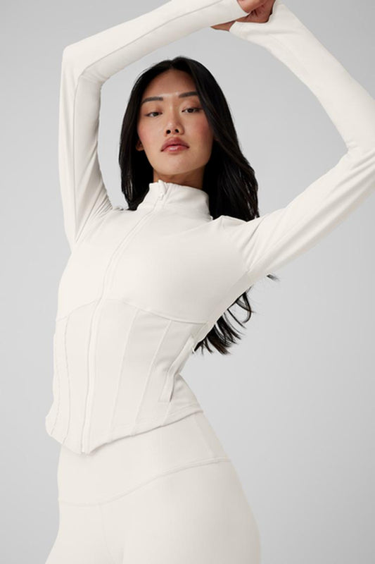 AIRBRUSH CORSET FULL ZIP JACKET