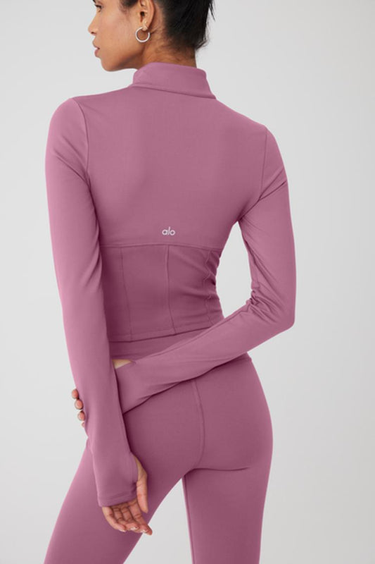 AIRBRUSH CORSET FULL ZIP JACKET