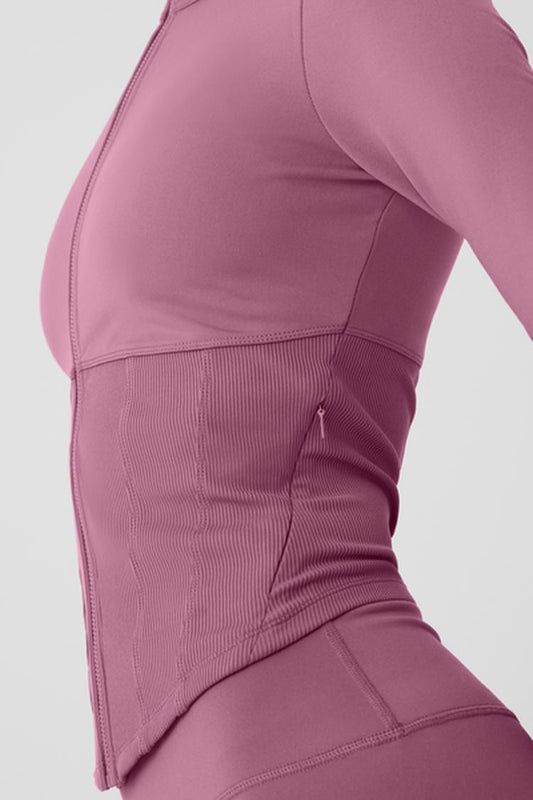 AIRBRUSH CORSET FULL ZIP JACKET