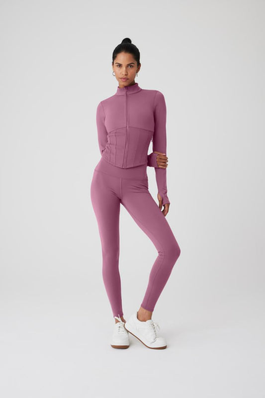 AIRBRUSH CORSET FULL ZIP JACKET