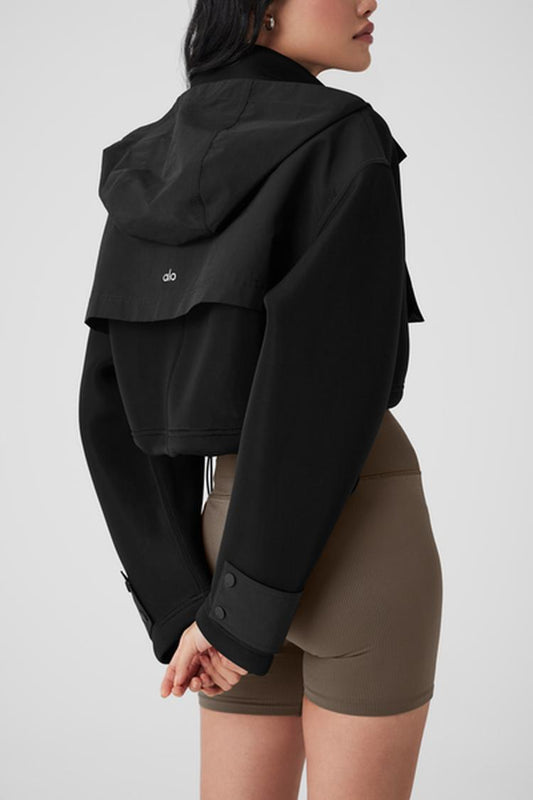 CROPPED ENGAGE CARGO PARKA