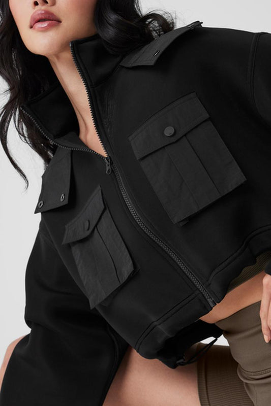 CROPPED ENGAGE CARGO PARKA