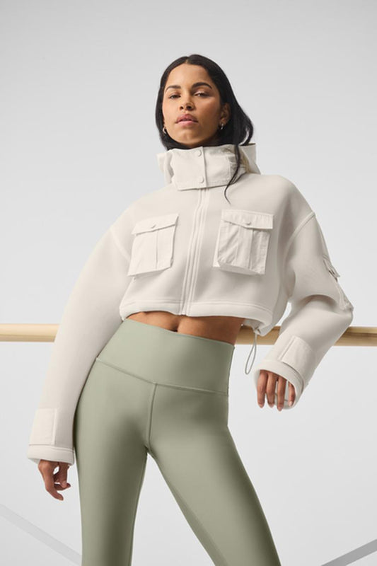 CROPPED ENGAGE CARGO PARKA