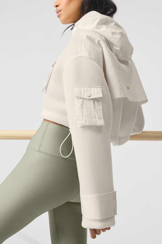 CROPPED ENGAGE CARGO PARKA