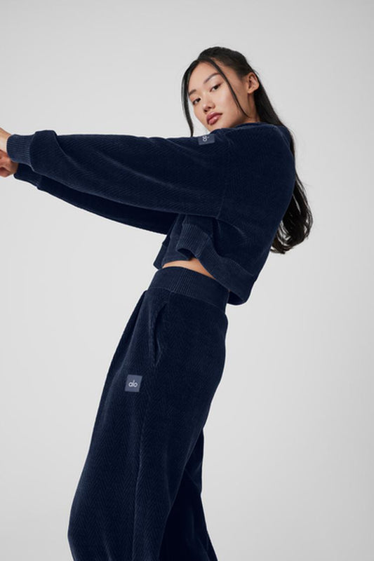 CROPPED COZY DAY FULL ZIP JACKET