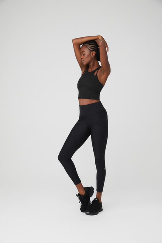 RIBBED AIRLIFT HIGH-WAIST 7/8 ENCHANTED LEGGING