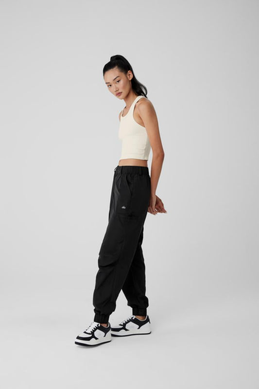 HIGH-WAIST BREAK LINE JOGGER