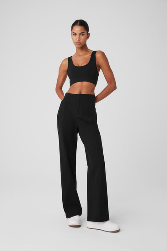 HIGH-WAIST ON POINT MOTO TROUSER