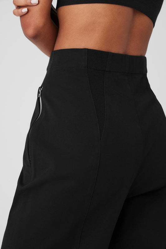 HIGH-WAIST ON POINT MOTO TROUSER