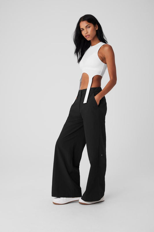HIGH-WAIST STREET SMART TROUSER