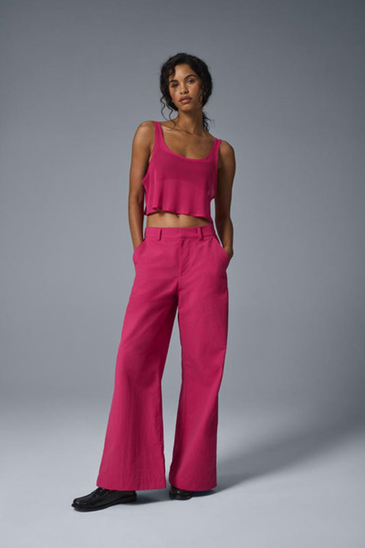 HIGH-WAIST STREET SMART TROUSER