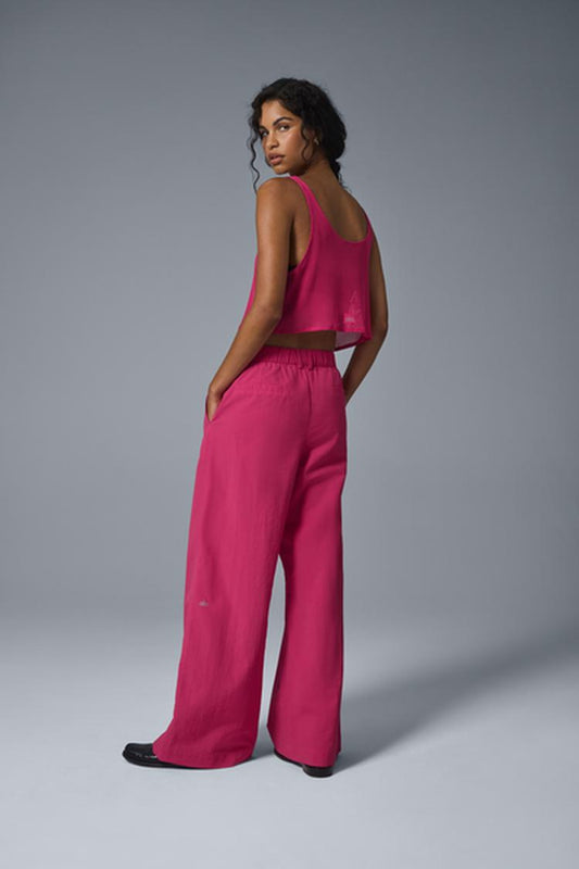 HIGH-WAIST STREET SMART TROUSER