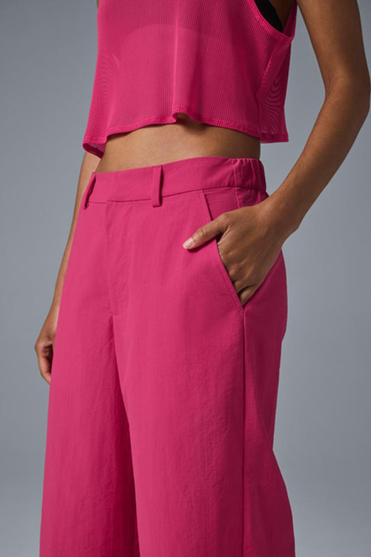 HIGH-WAIST STREET SMART TROUSER