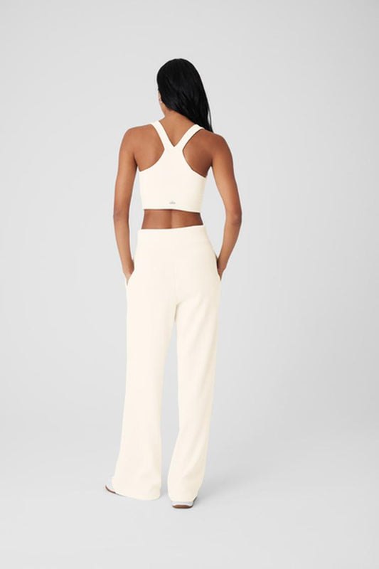 HIGH-WAIST COZY DAY WIDE LEGGING PANT