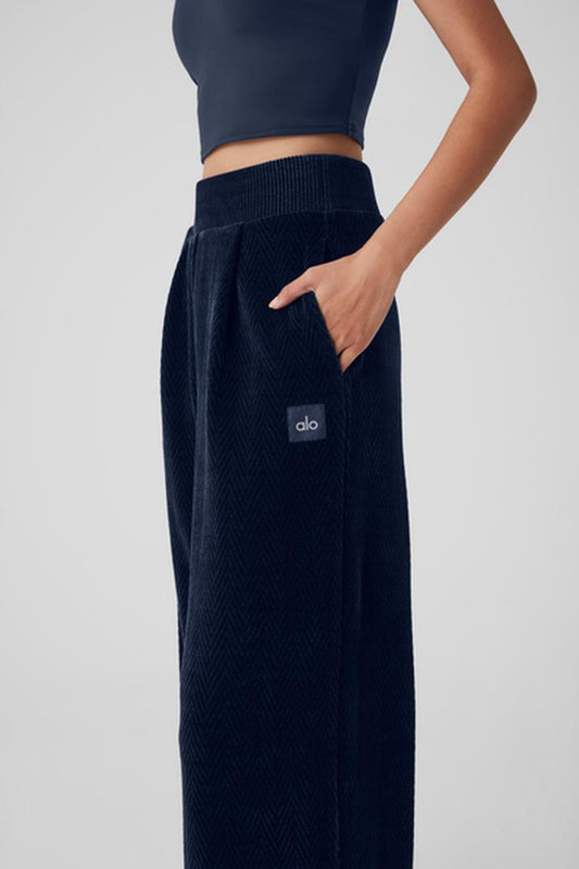 HIGH-WAIST COZY DAY WIDE LEGGING PANT