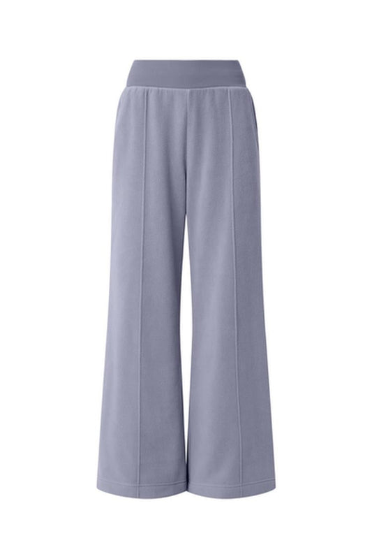 POLAR FLEECE HIGH-WAIST SNOWDRIFT WIDE LEG PANT