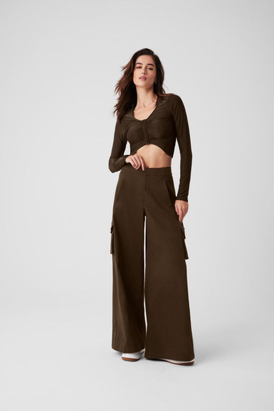 WIDE LEG CARGO SHOW OFF TROUSER