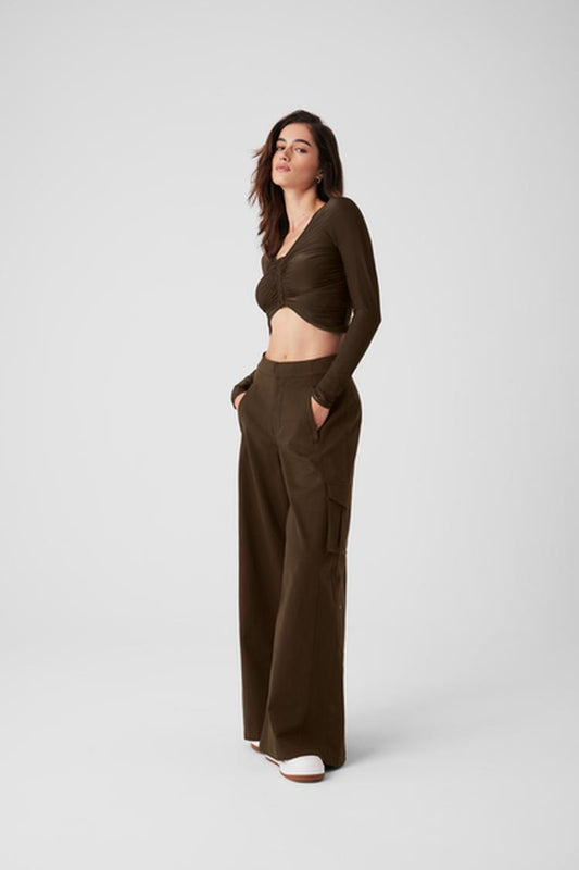WIDE LEG CARGO SHOW OFF TROUSER