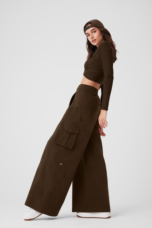 WIDE LEG CARGO SHOW OFF TROUSER