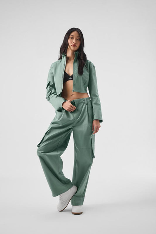 HIGH-WAIST NIGHT OUT CARGO TROUSER