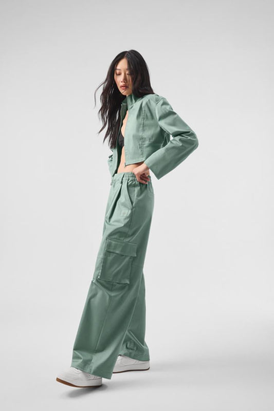 HIGH-WAIST NIGHT OUT CARGO TROUSER